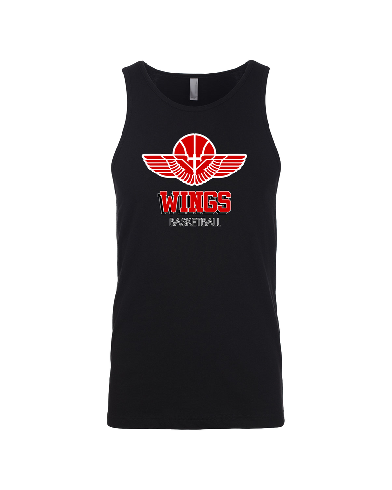 Wings Basketball Academy Basketball Shadow - Mens Tank Top