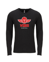 Wings Basketball Academy Basketball Shadow - Tri Blend Long Sleeve