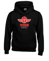 Wings Basketball Academy Basketball Shadow - Youth Hoodie