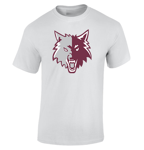 Prairie Ridge HS Wolf - Cotton T-Shirt