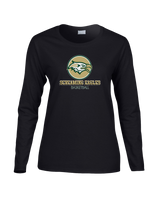 Chequamegon HS Boys Basketball Shadow - Women's Cotton Long Sleeve