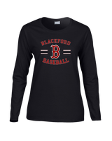 Blackford HS Baseball Curve - Women's Cotton Long Sleeve