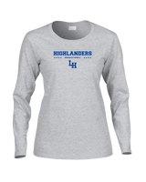 La Habra HS Basketball Border - Women's Cotton Long Sleeve