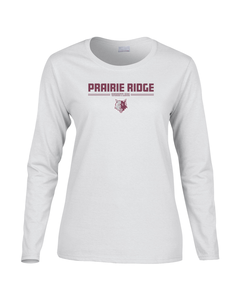 Prairie Ridge HS Wrestling Keen - Women's Cotton Long Sleeve