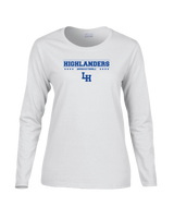 La Habra HS Basketball Border - Women's Cotton Long Sleeve