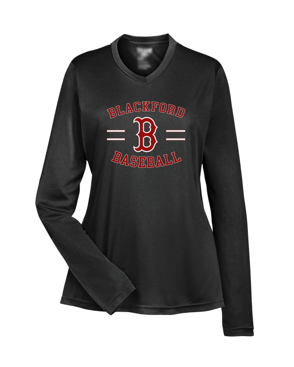Blackford HS Baseball Curve - Women's Performance Longsleeve Shirt