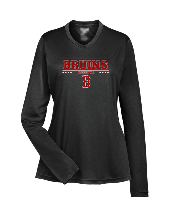 Blackford HS Baseball Border - Women's Performance Longsleeve Shirt