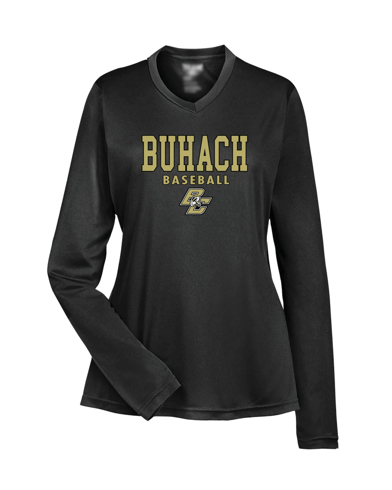 Buhach HS Baseball Block - Women's Performance Longsleeve Shirt