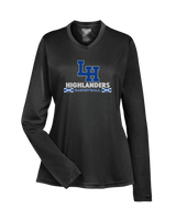 La Habra HS Basketball Stacked - Women's Performance Longsleeve Shirt