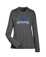 La Habra HS Basketball Stacked - Women's Performance Longsleeve Shirt