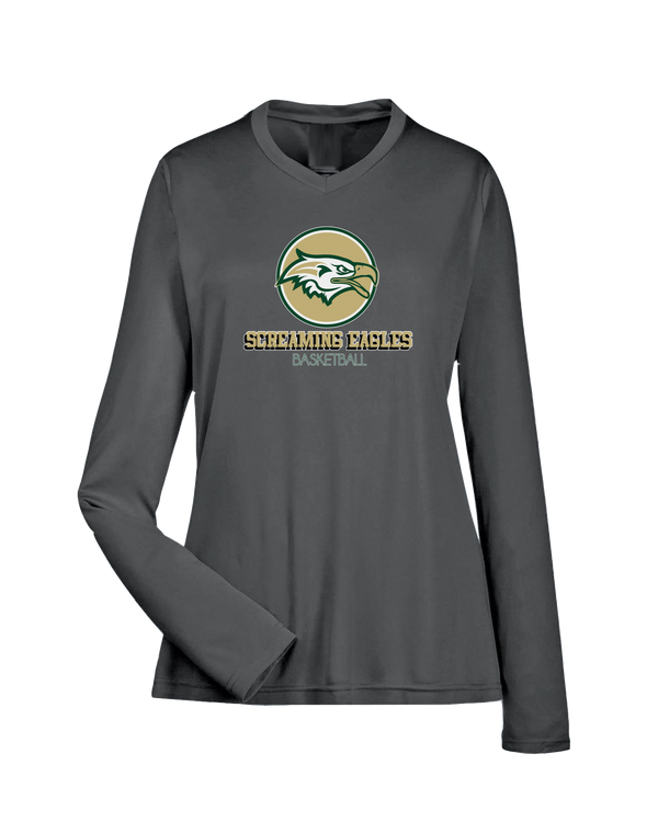 Chequamegon HS Boys Basketball Shadow - Women's Performance Longsleeve Shirt