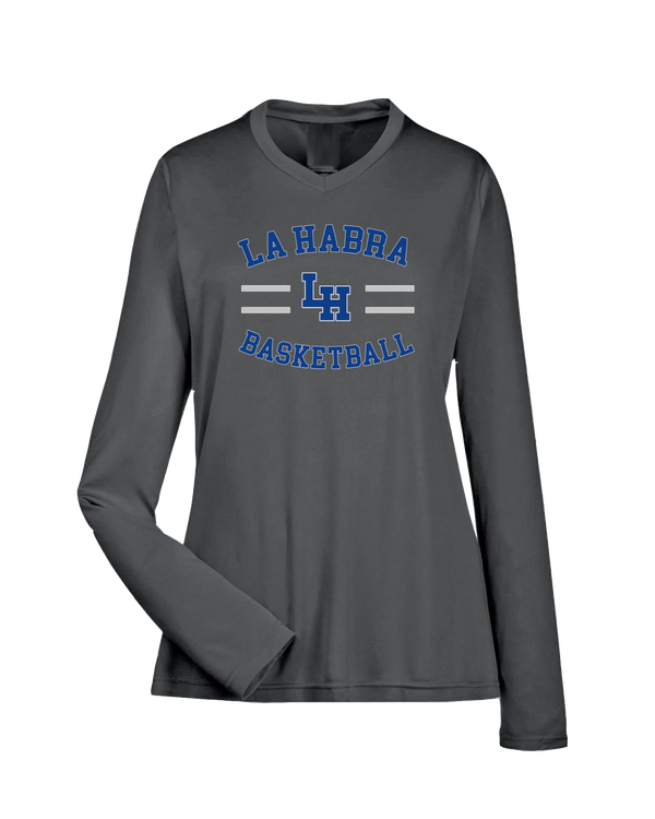 La Habra HS Basketball Curve - Women's Performance Longsleeve Shirt