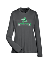 Alleman Catholic HS Wrestling Stacked - Womens Performance Long Sleeve