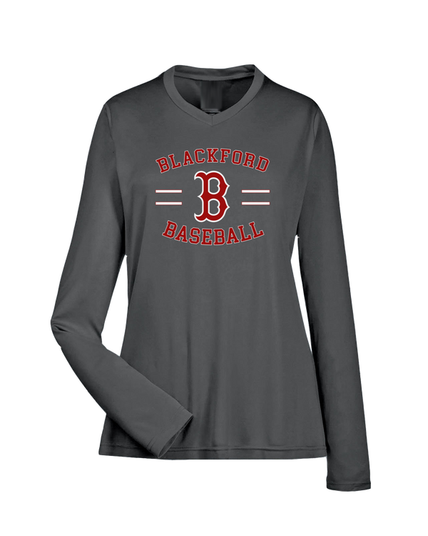 Blackford HS Baseball Curve - Women's Performance Longsleeve Shirt