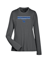 La Habra HS Basketball Border - Women's Performance Longsleeve Shirt