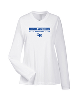 La Habra HS Basketball Border - Women's Performance Longsleeve Shirt