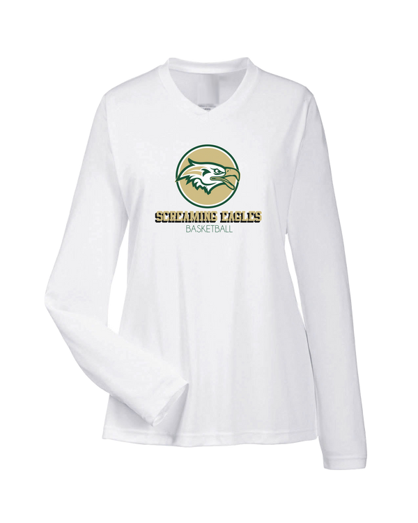 Chequamegon HS Boys Basketball Shadow - Women's Performance Longsleeve Shirt