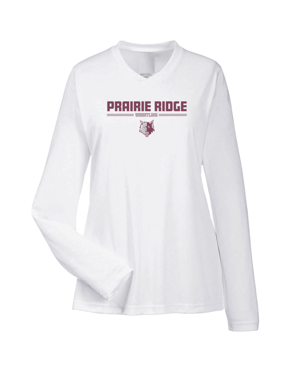 Prairie Ridge HS Wrestling Keen - Women's Performance Longsleeve Shirt