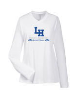 La Habra HS Basketball Stacked - Women's Performance Longsleeve Shirt