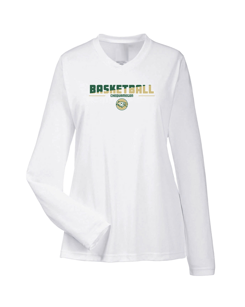 Chequamegon HS Boys Basketball Cut - Women's Performance Longsleeve Shirt