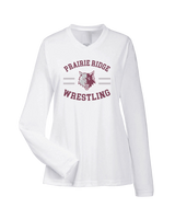 Prairie Ridge HS Wrestling Curve - Women's Performance Longsleeve Shirt