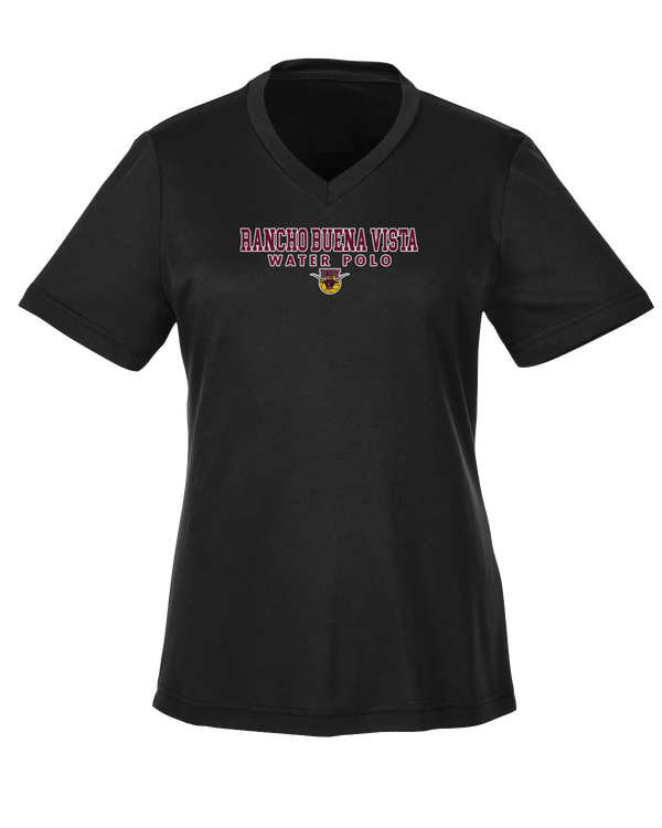 Rancho Buena Vista HS Water Polo Block - Womens Performance Shirt