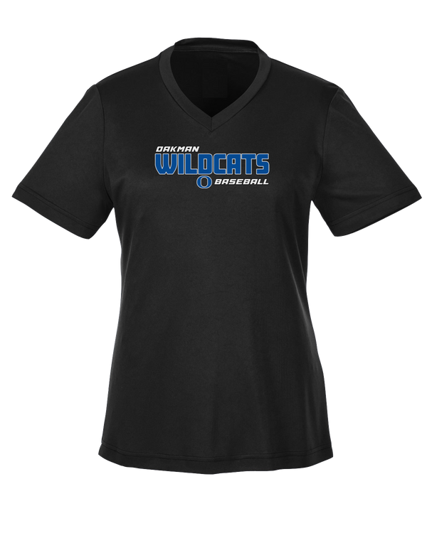 Oakman HS Baseball Bold - Women's Performance Shirt