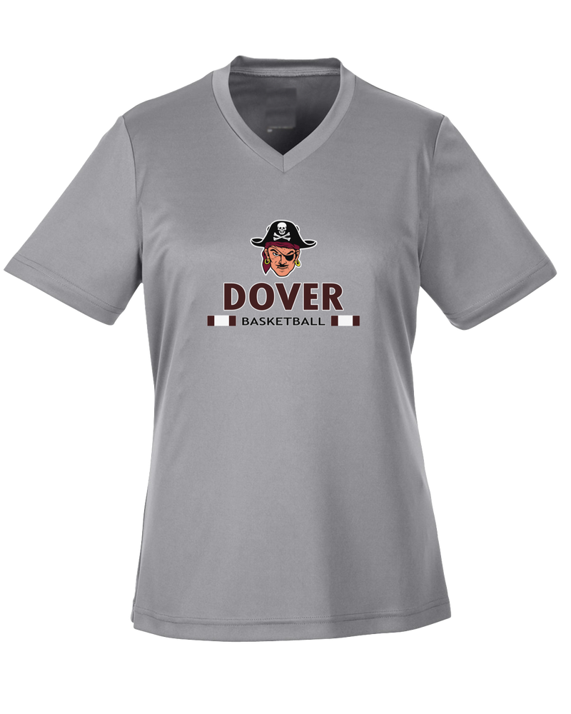Dover HS Boys Basketball Stacked - Women's Performance Shirt