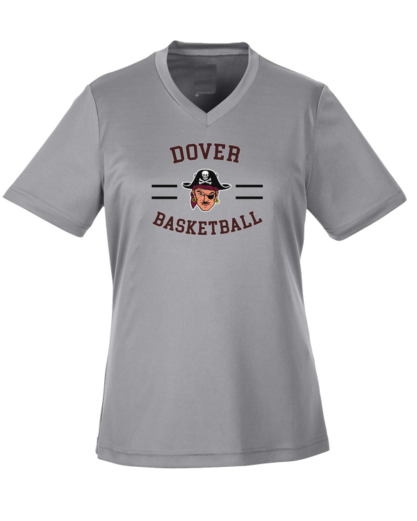Dover HS Boys Basketball Curved - Women's Performance Shirt