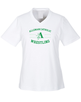 Alleman Catholic HS Wrestling Curve - Womens Performance Shirt