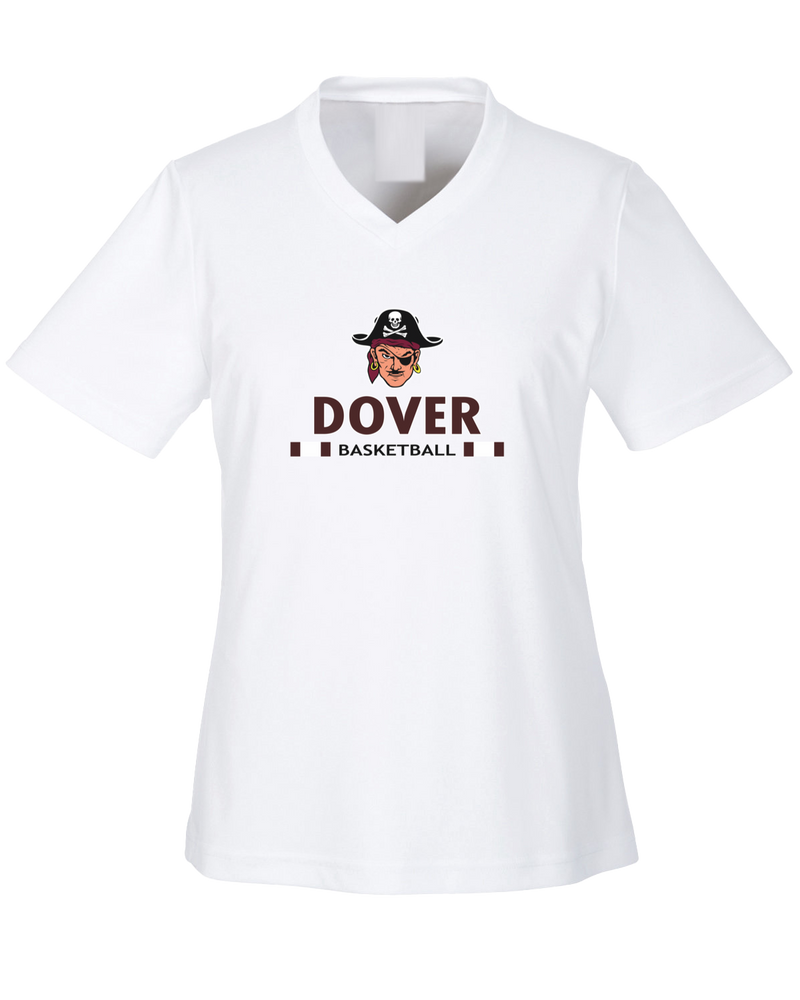 Dover HS Boys Basketball Stacked - Women's Performance Shirt