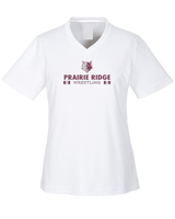 Prairie Ridge HS Wrestling Stacked - Women's Performance Shirt
