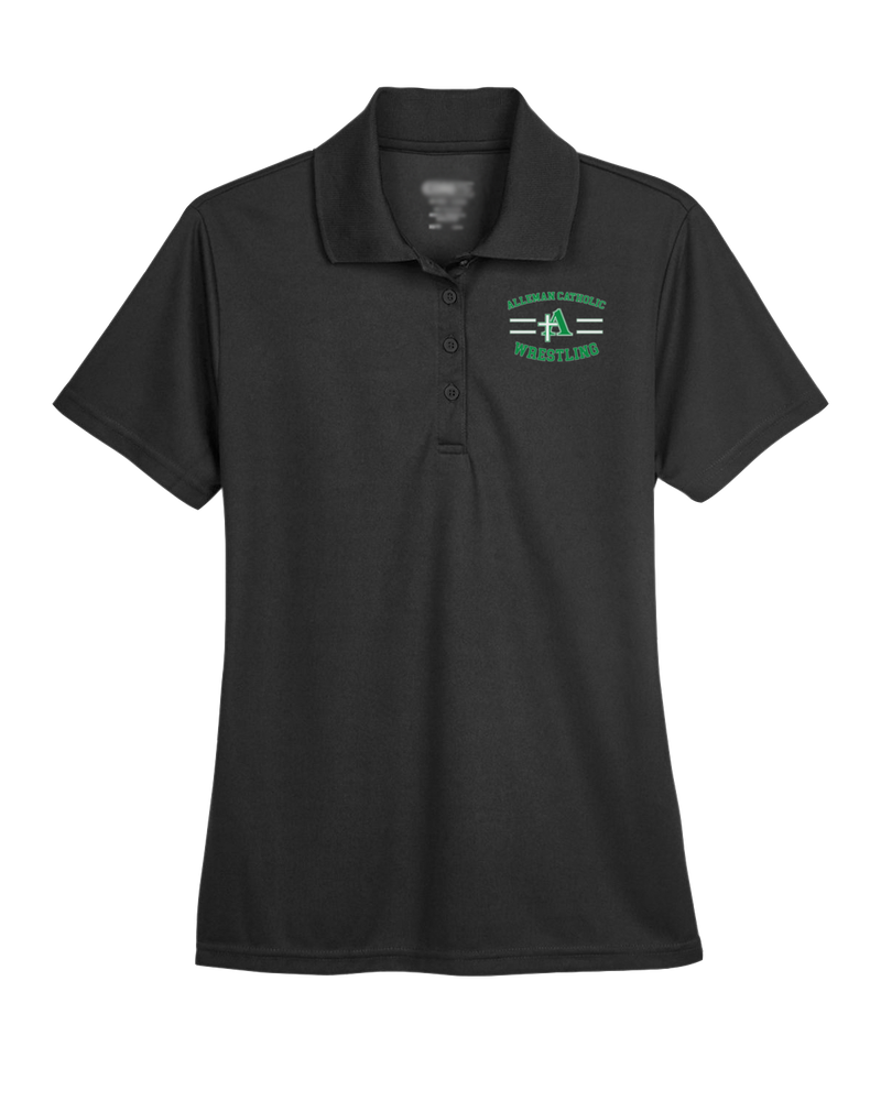 Alleman Catholic HS Wrestling Curve - Womens Polo