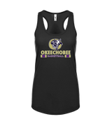 Okeechobee HS Girls Basketball Stacked - Women’s Tank Top