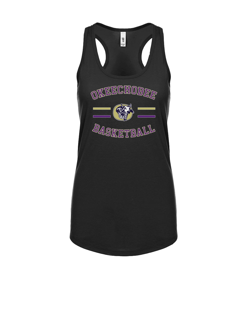 Okeechobee HS Girls Basketball Curve - Women’s Tank Top