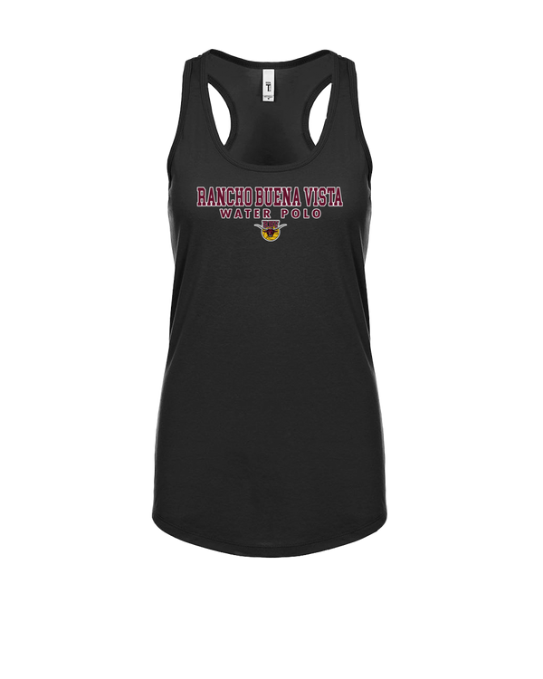 Rancho Buena Vista HS Water Polo Block - Womens Tank Top