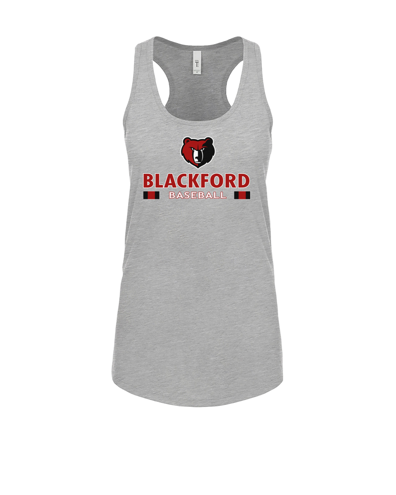 Blackford HS Baseball Stacked - Women’s Tank Top