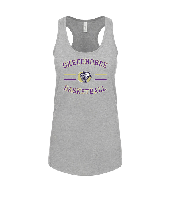 Okeechobee HS Girls Basketball Curve - Women’s Tank Top