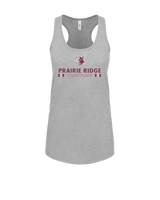Prairie Ridge HS Wrestling Stacked - Women’s Tank Top