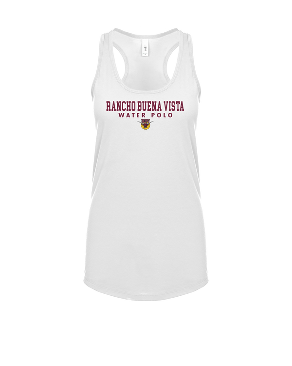 Rancho Buena Vista HS Water Polo Block - Womens Tank Top
