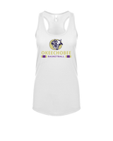 Okeechobee HS Girls Basketball Stacked - Women’s Tank Top