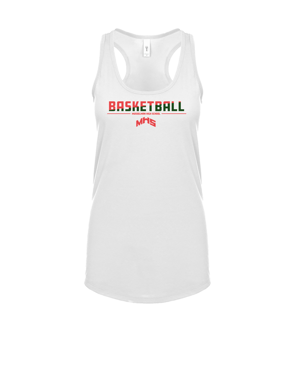 Musselman HS  Basketball Cut - Womens Tank Top