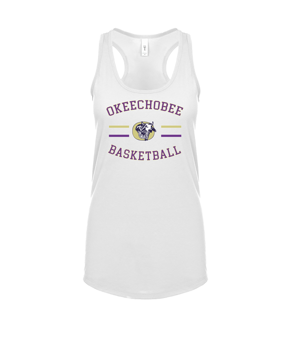 Okeechobee HS Girls Basketball Curve - Women’s Tank Top