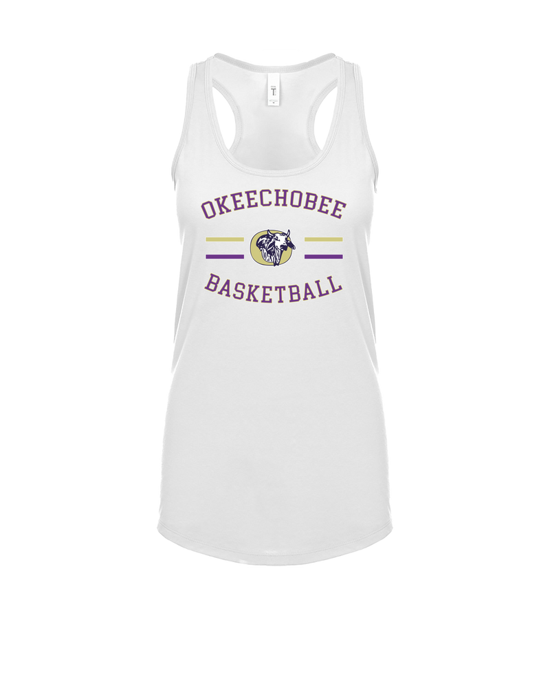 Okeechobee HS Girls Basketball Curve - Women’s Tank Top
