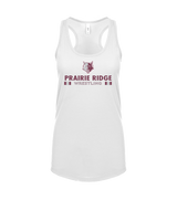 Prairie Ridge HS Wrestling Stacked - Women’s Tank Top