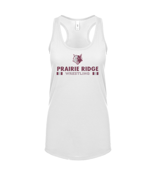 Prairie Ridge HS Wrestling Stacked - Women’s Tank Top
