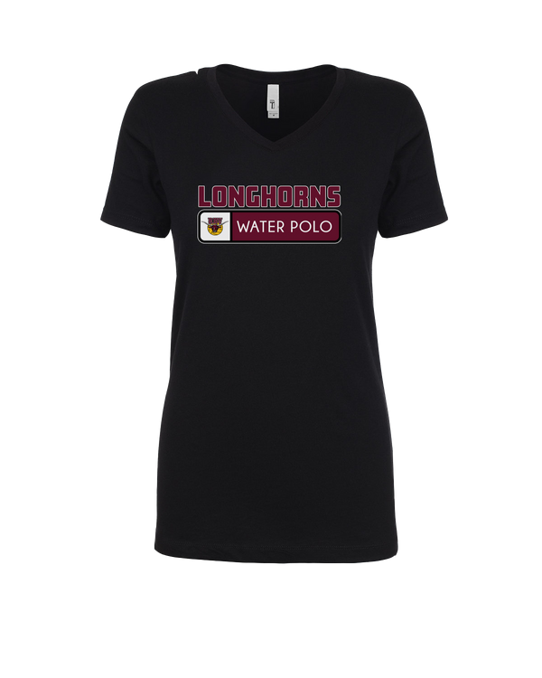 Rancho Buena Vista HS Water Polo Pennant - Womens V-Neck