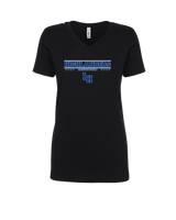 La Habra HS Basketball Border - Women’s V-Neck