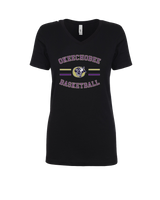 Okeechobee HS Girls Basketball Curve - Women’s V-Neck