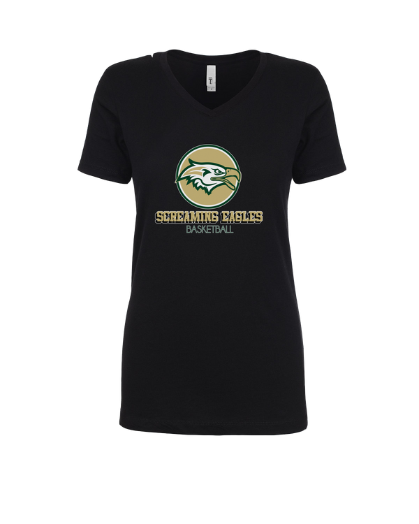 Chequamegon HS Boys Basketball Shadow - Women’s V-Neck